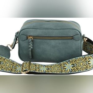Boho Guitar Strap Crossbody Bag